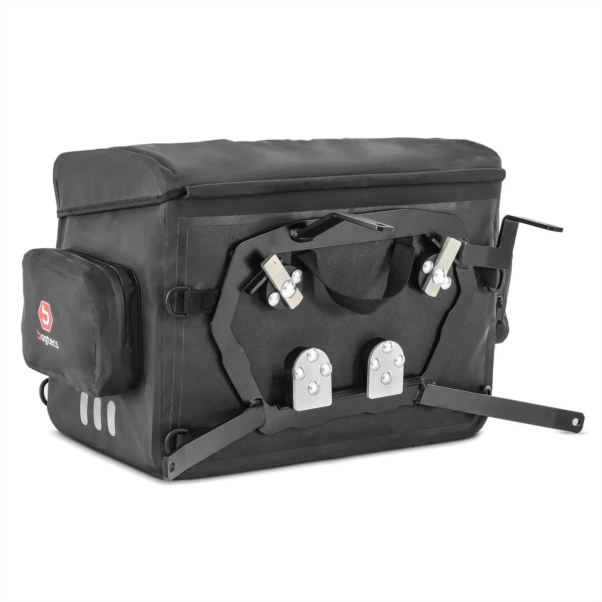 Set 2x genti laterale + suport , pentru KTM 390 Adventure 20-24, Negru