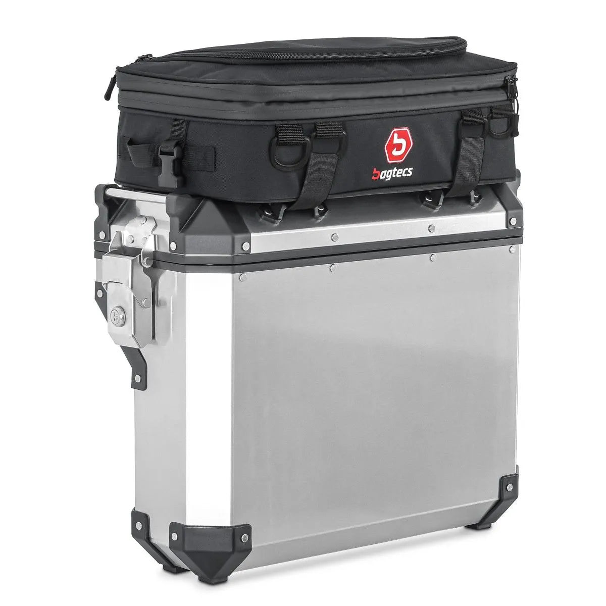 Set de cutii din aluminiu GX 38-45 litri + adaptor + 2x genti suplimentare BF2