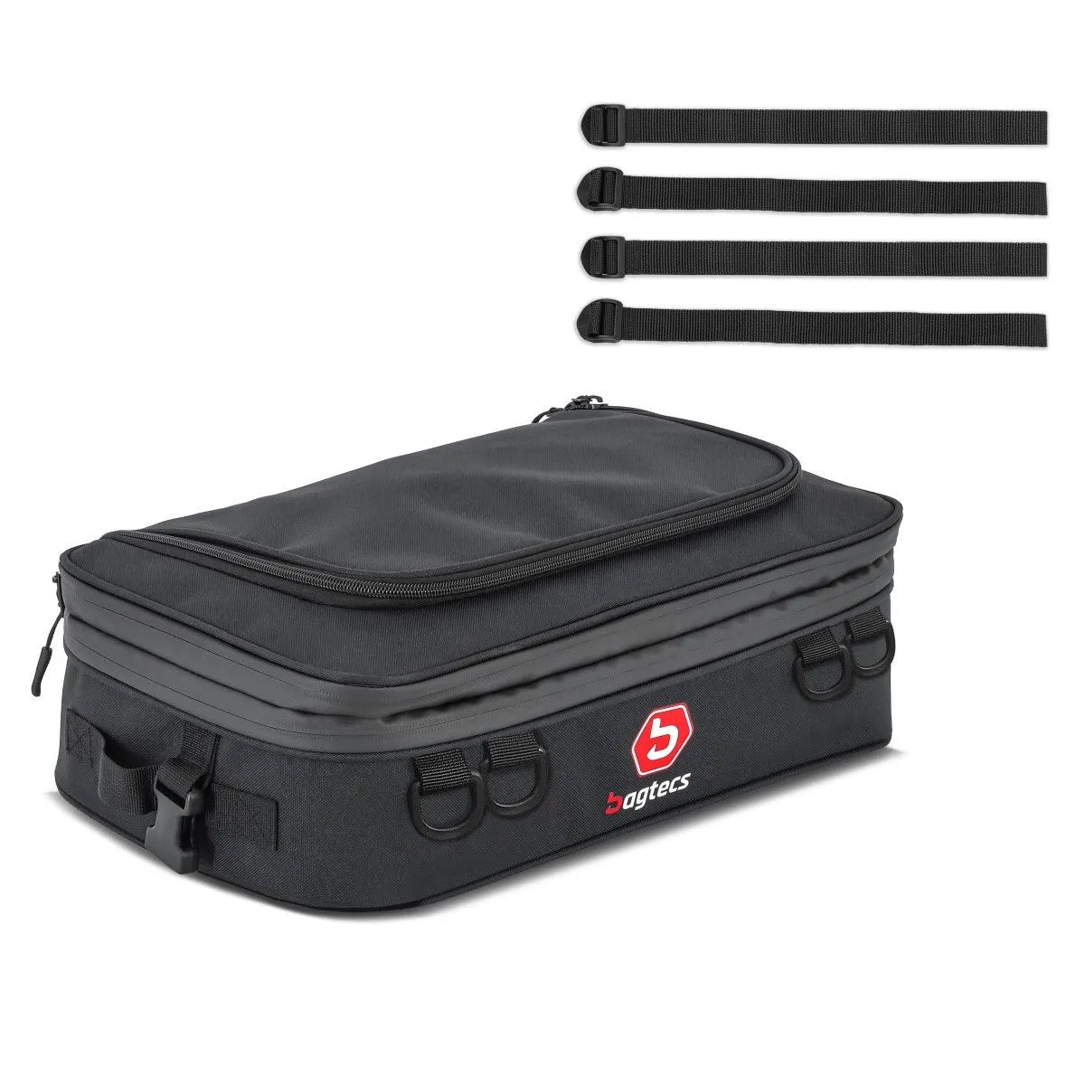 Set 2x geanta interioara moto pentru cutii laterale auminiu, Bagtecs BF2, Neagra