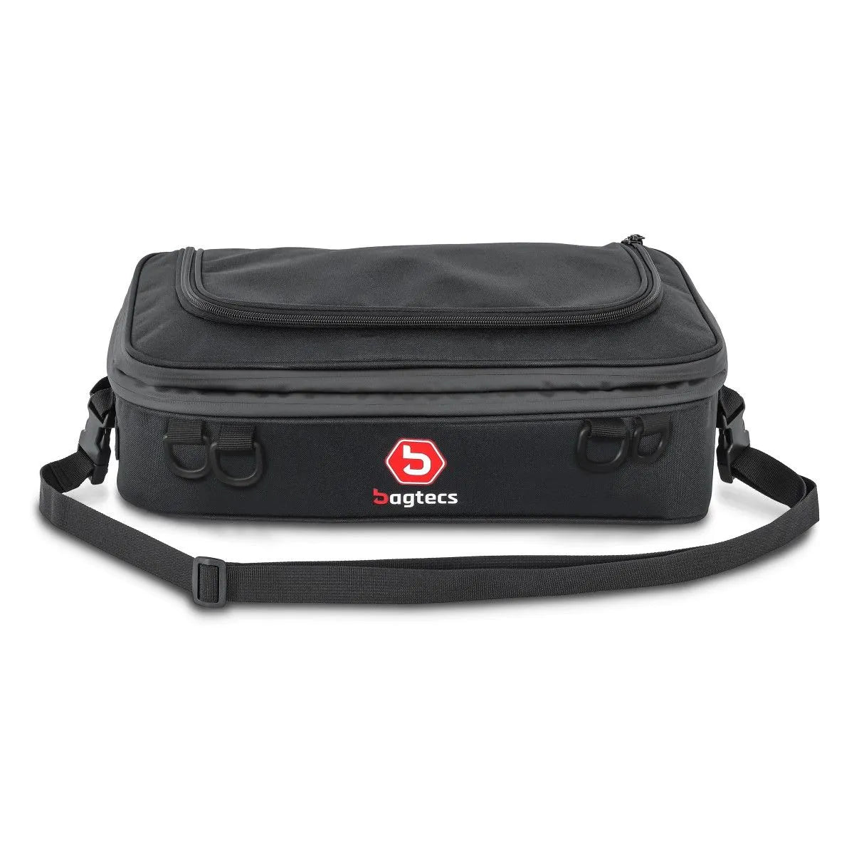 Set 2x geanta interioara moto pentru cutii laterale auminiu, Bagtecs BF2, Neagra