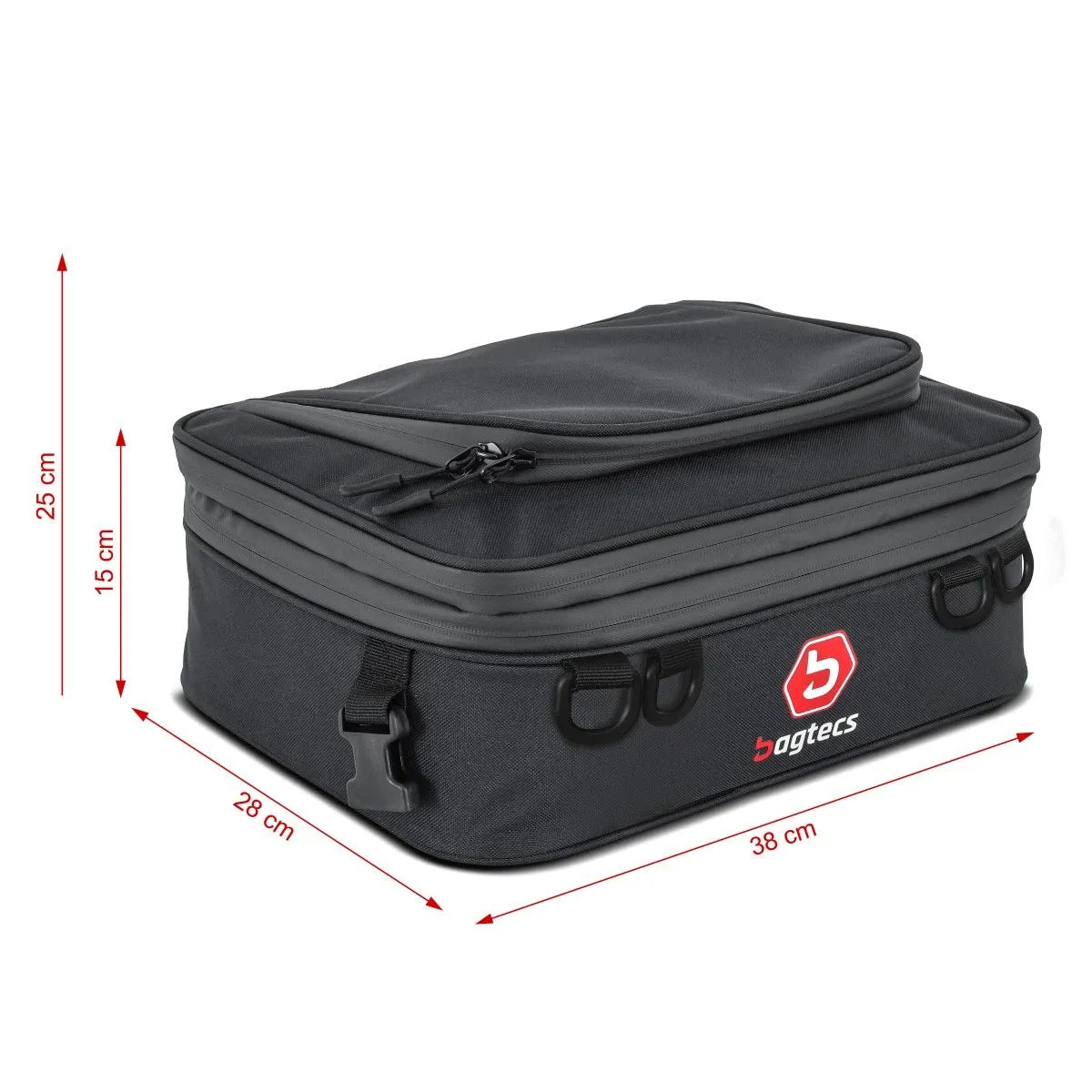 Geanta suplimentara pentru Top Case Bagtecs BA2, Negru