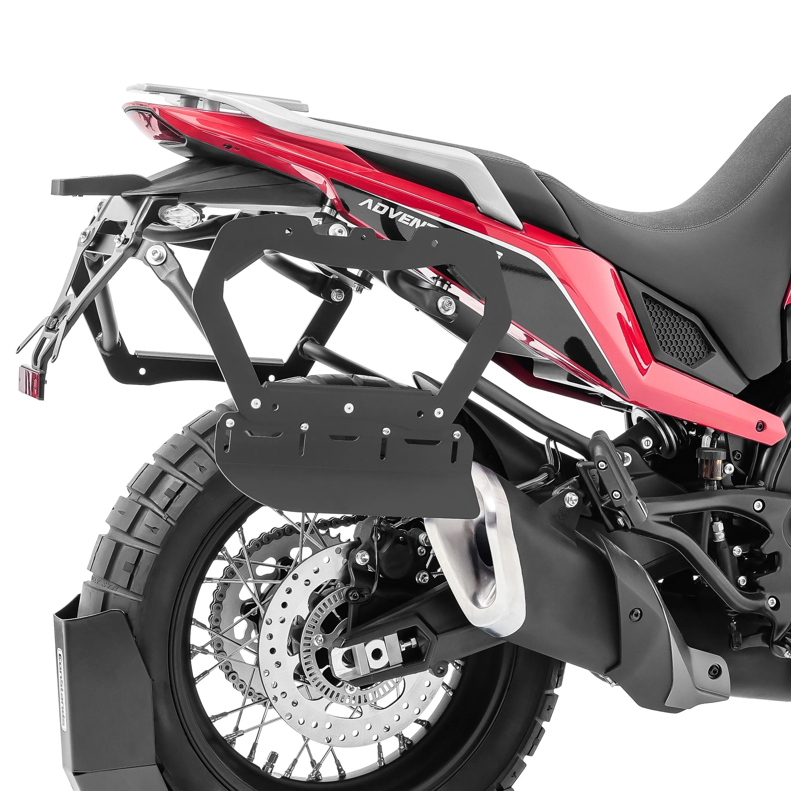 Set suport pentru genti laterale compatibil cu Moto Morini X-Cape 650 21-24 , suport sacoșe Bagtecs SLP, Negru