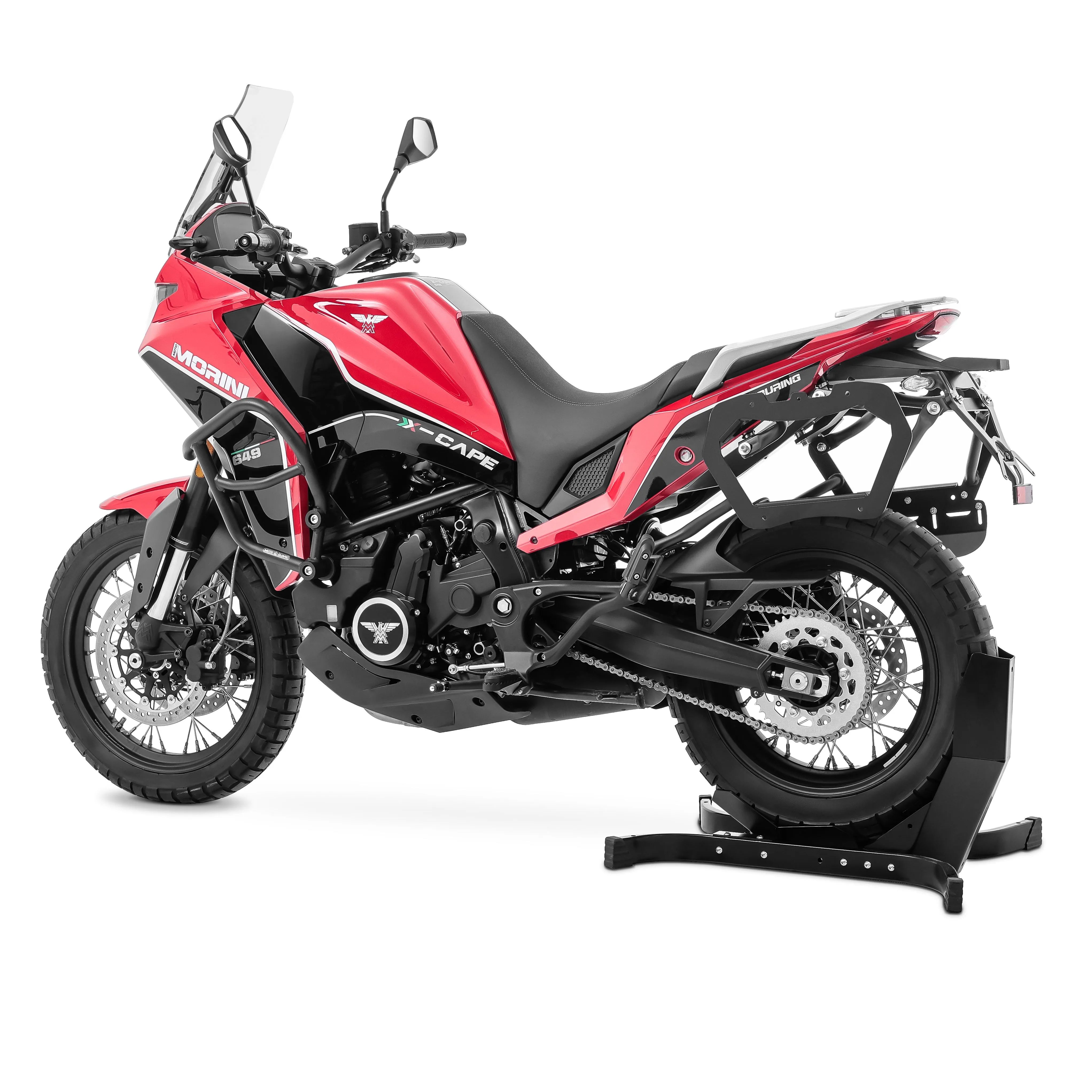 Set suport pentru genti laterale compatibil cu Moto Morini X-Cape 650 21-24 , suport sacoșe Bagtecs SLP, Negru