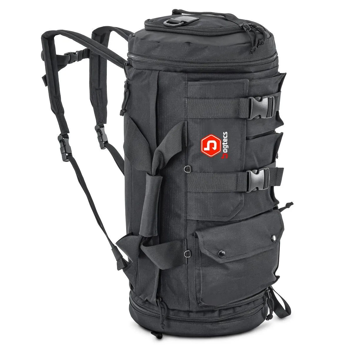 Geanta codita moto Bagtecs TB8 Roll bag, 35 litri, negru