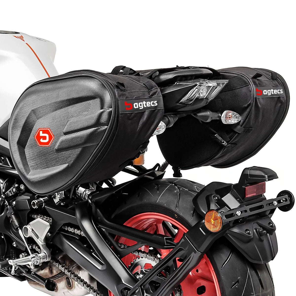 Genti laterale moto coburi Bagtecs CRB, 40-60 litri, Volume Moto Softshell