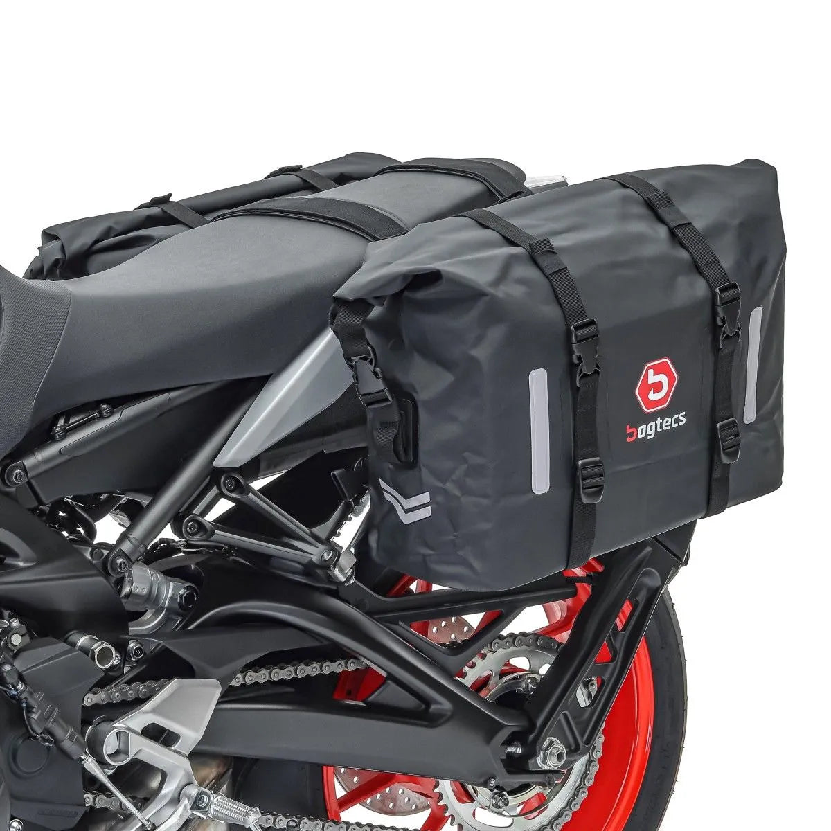 Set genti laterale moto, Bagtecs WP8, 2x30L, Impermeabile