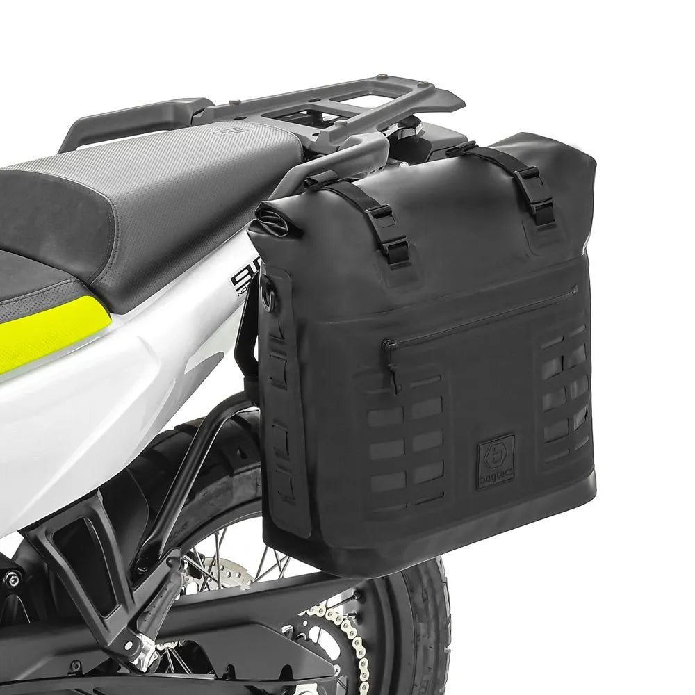 Set 2x genti laterale + suport, pentru KTM 1290 Super Adventure R / S 2017-2020, Negru