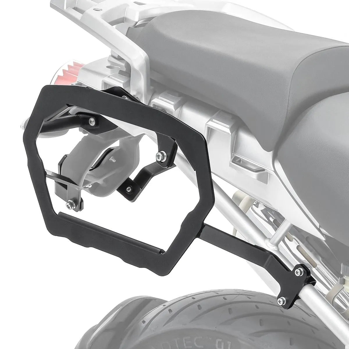 Set suport pentru genti laterale compatibil cu BMW R 1200 GS 04-12, Negru