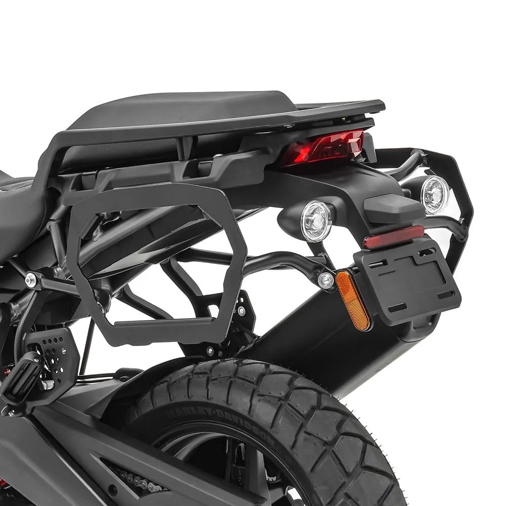 Set suport pentru genti laterale compatibil cu Harley Davidson Pan America 1250 21-24, Negru