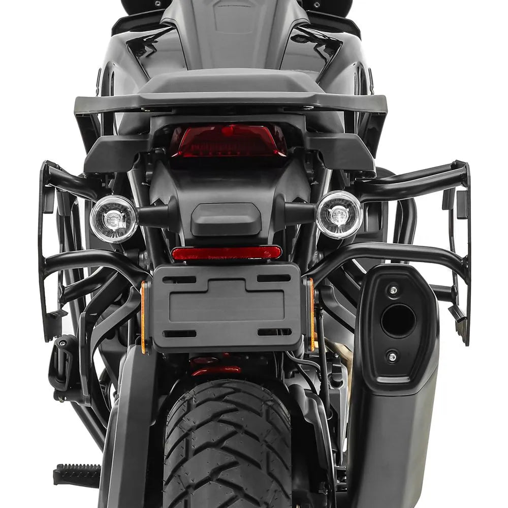 Set suport pentru genti laterale compatibil cu Harley Davidson Pan America 1250 21-24, Negru