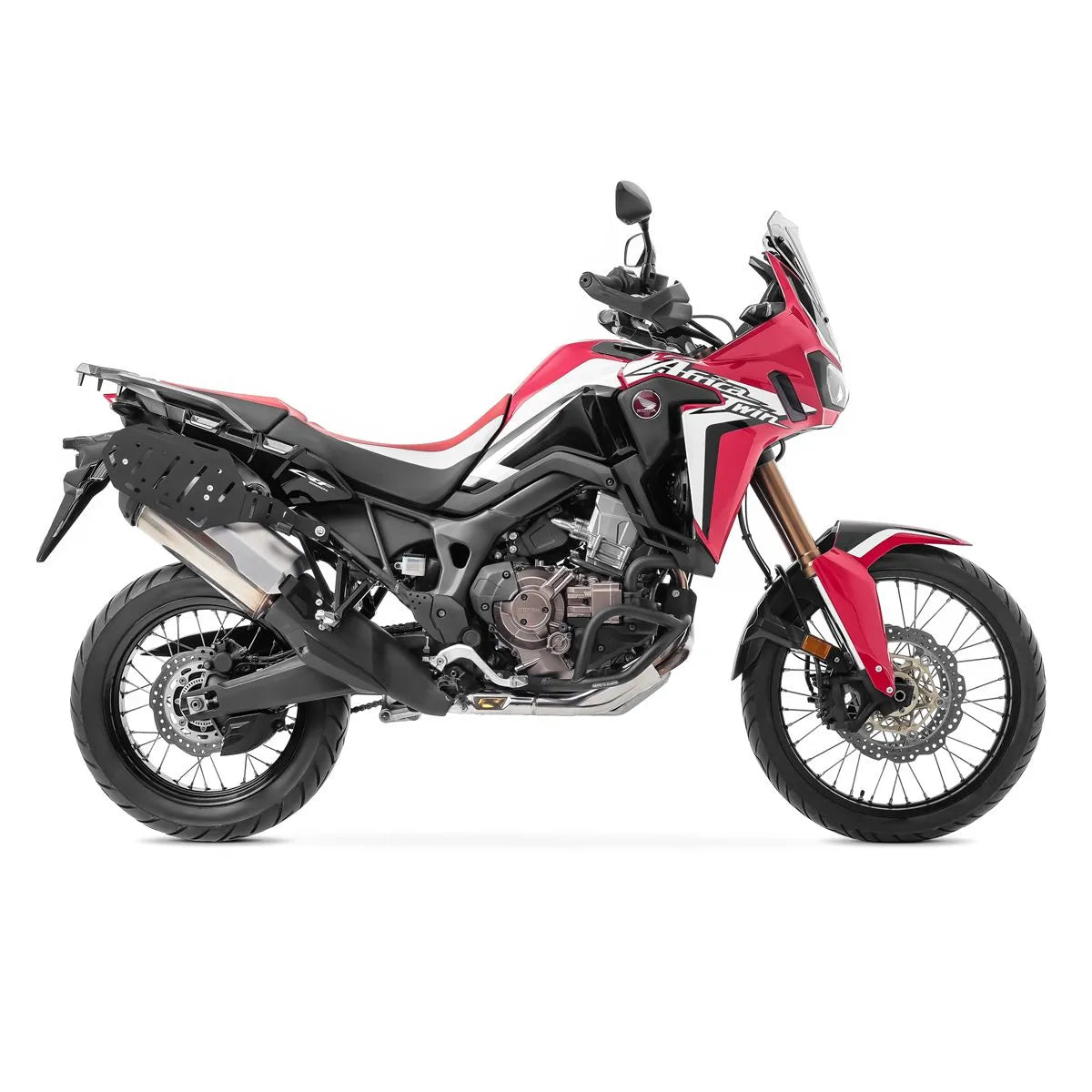 Set suport pentru genti laterale compatibil cu Honda Africa Twin CRF 1000 L / Adventure 18-19, suport sacoșe Bagtecs SC48, Negru