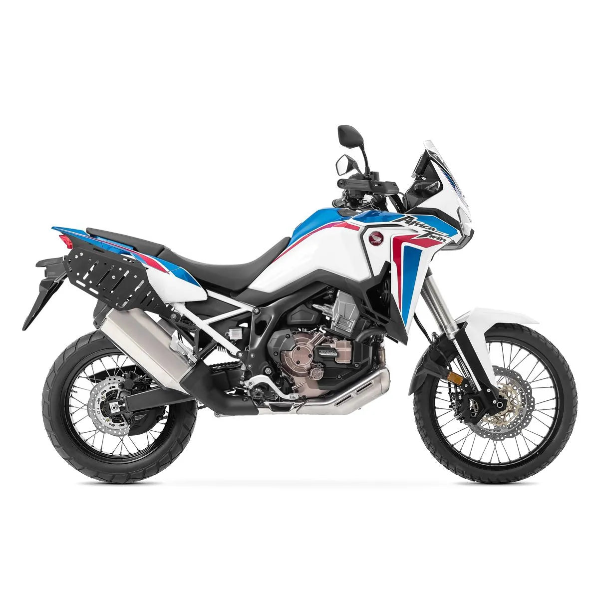 Set suport metalic pentru genti laterale montat pe Honda Africa Twin CRF 1100L