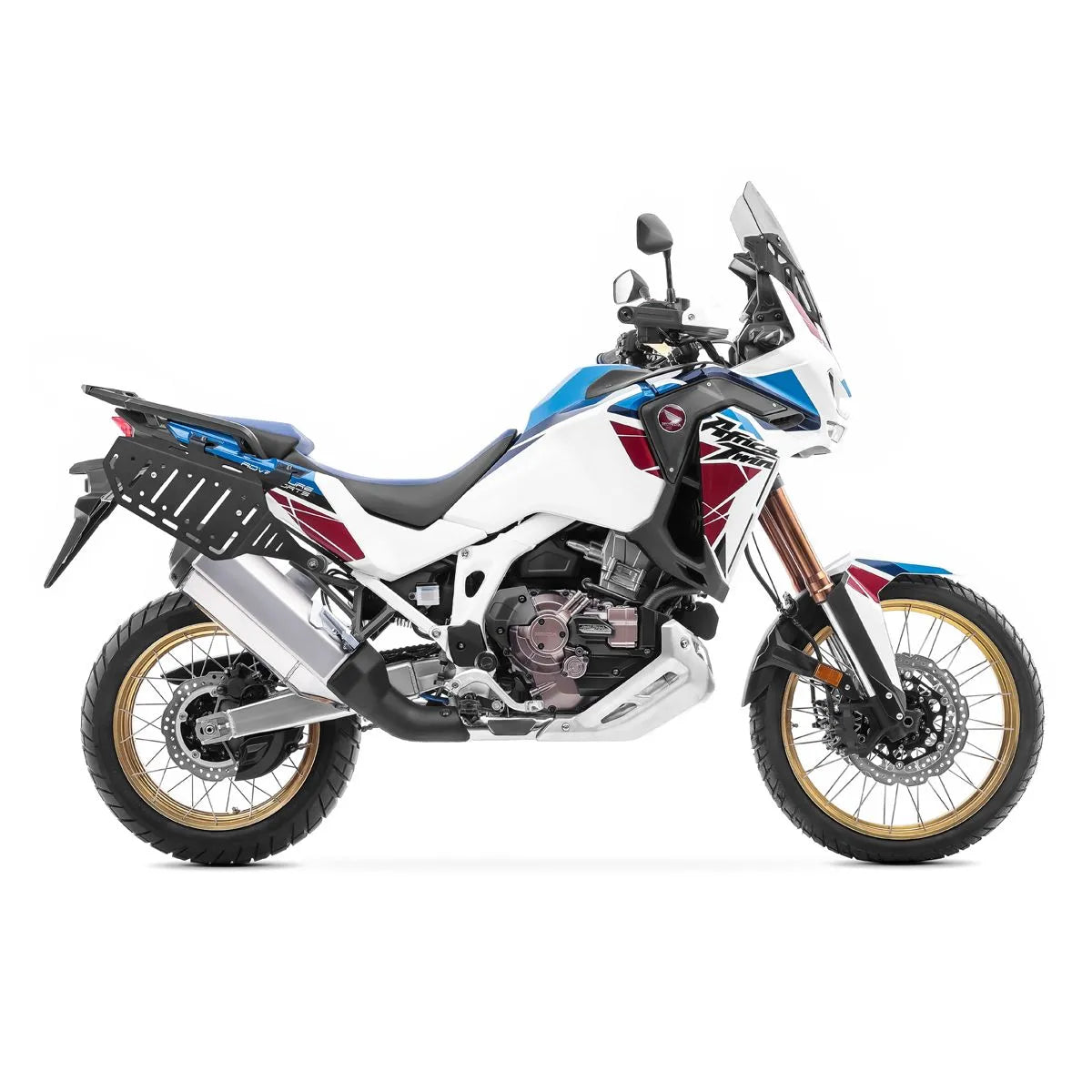 Set suport pentru genti laterale compatibil cu Honda Africa Twin 1100 Adventure 20-25, suport sacoșe Bagtecs SC50, Negru