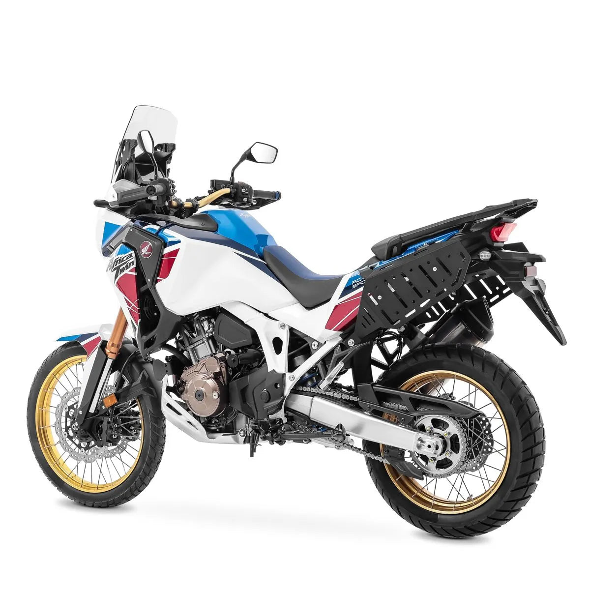 Set suport pentru genti laterale compatibil cu Honda Africa Twin 1100 Adventure 20-25, suport sacoșe Bagtecs SC50, Negru
