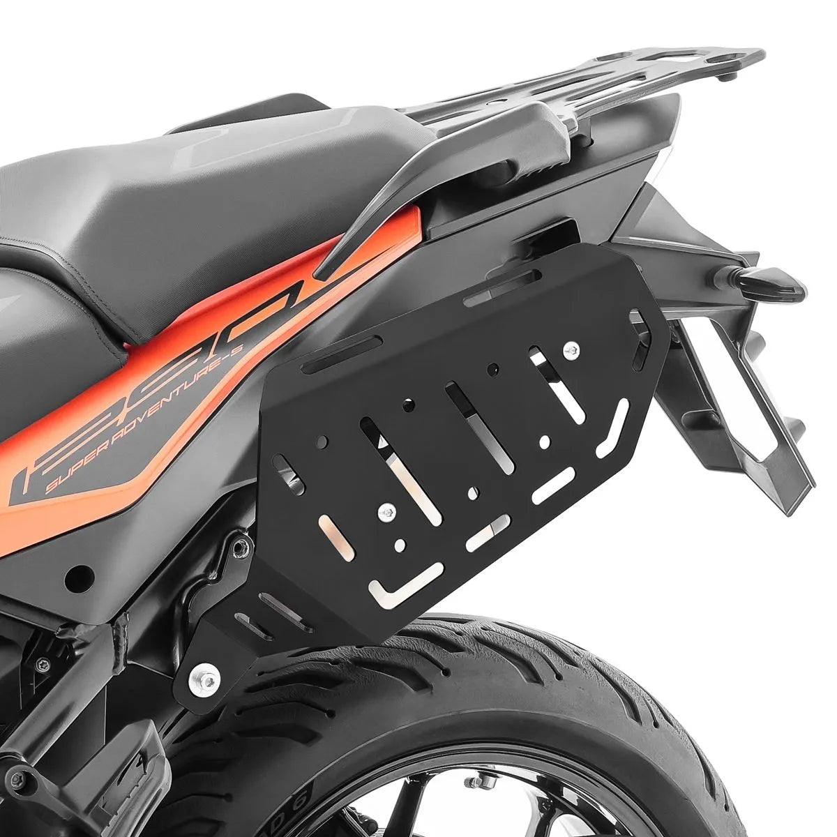 Set suport pentru genti laterale compatibil cu KTM 1290 Super Adventure / R / S 17-20, suport sacoșe Bagtecs SC52, Negru