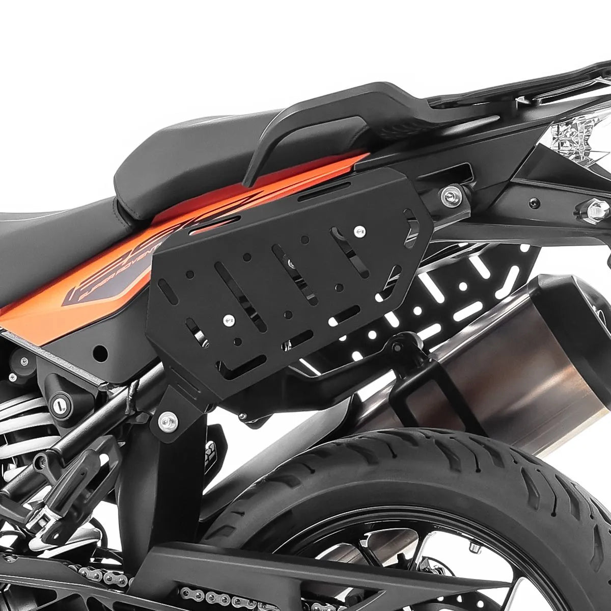 Set suport pentru genti laterale compatibil cu KTM 1290 Super Adventure / R / S 17-20, suport sacoșe Bagtecs SC52, Negru