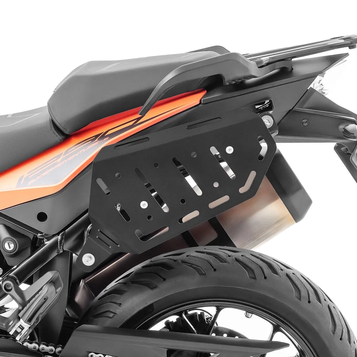 Set suport pentru genti laterale compatibil cu KTM 1290 Super Adventure / R / S 17-20, suport sacoșe Bagtecs SC52, Negru