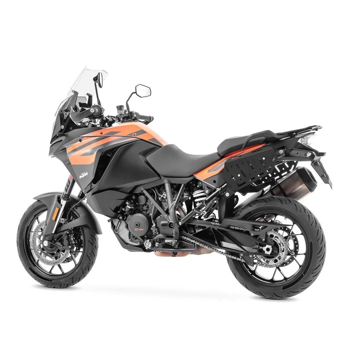 Set suport pentru genti laterale compatibil cu KTM 1290 Super Adventure / R / S 17-20, suport sacoșe Bagtecs SC52, Negru