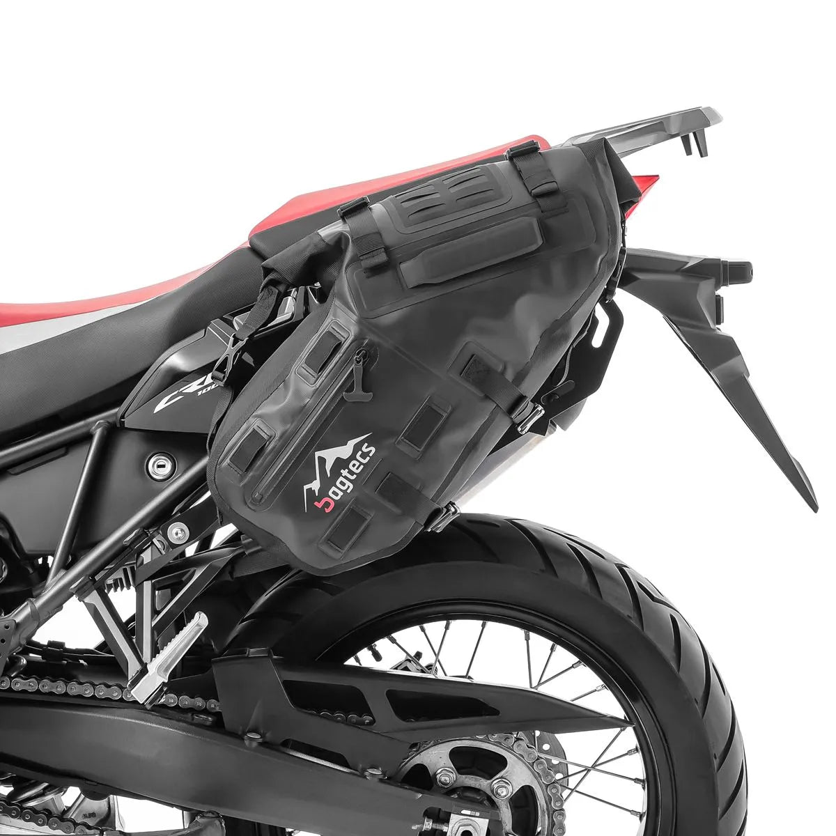 Set suport pentru genti laterale compatibil cu Honda Africa Twin CRF 1000 L / Adventure 18-19, suport sacoșe Bagtecs SC48, Negru