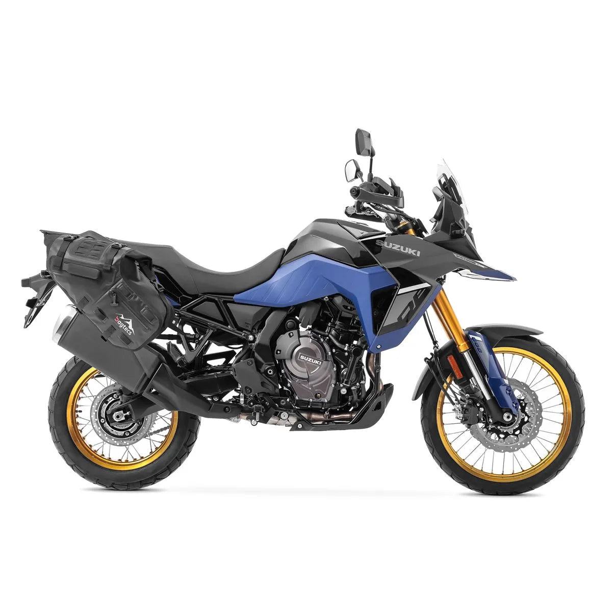Set suport pentru genti laterale compatibil cu Suzuki V-Strom 800 / DE 23-25, suport sacoșe Bagtecs SC58, Negru