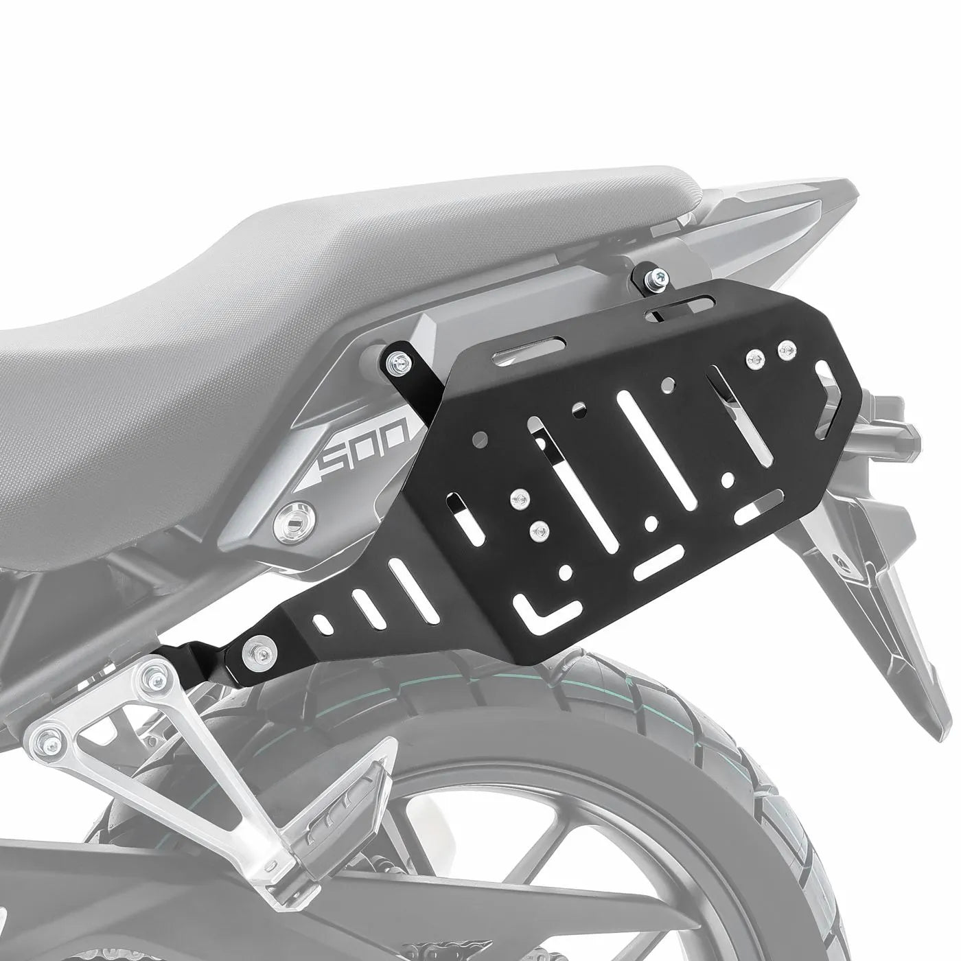 Set suport pentru genti laterale compatibil cu Honda NX 500 24-25, suport sacoșe Bagtecs SC53, Negru