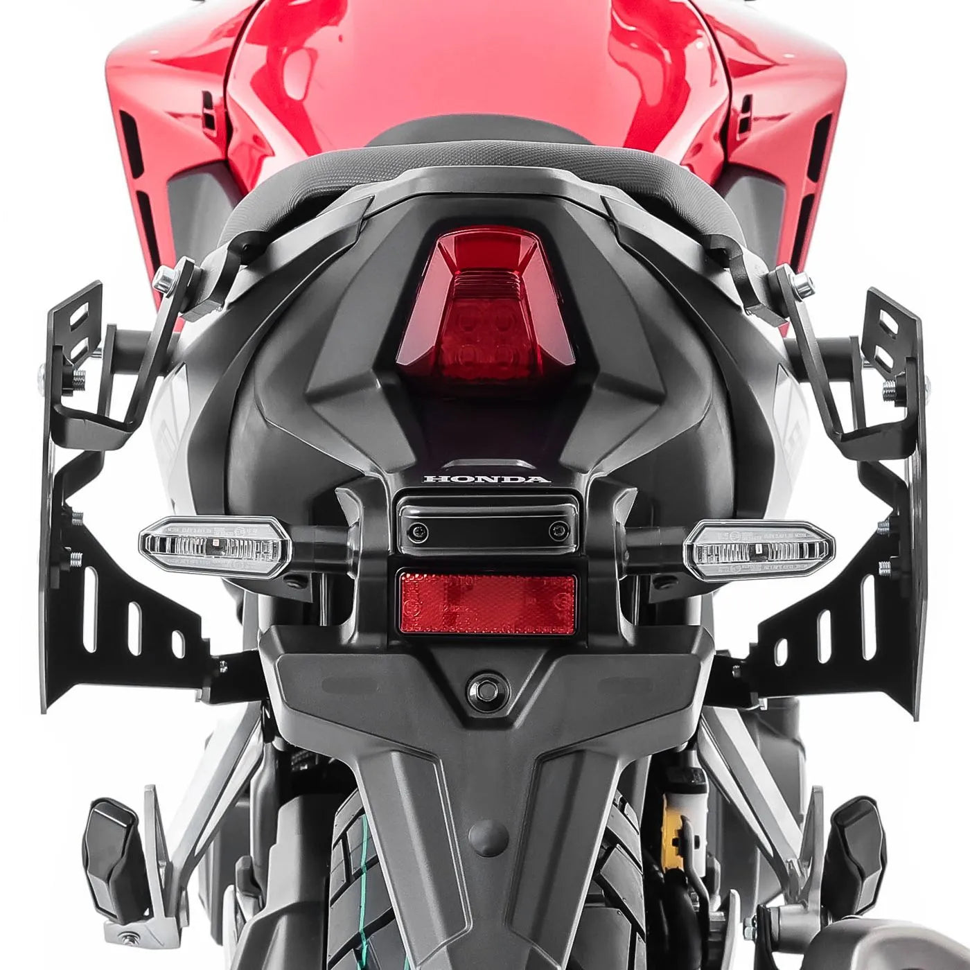 Set suport pentru genti laterale compatibil cu Honda NX 500 24-25, suport sacoșe Bagtecs SC53, Negru