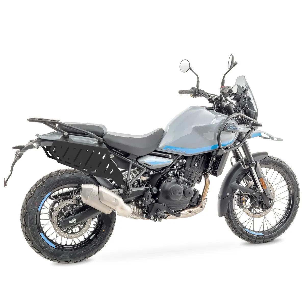 Set suport pentru genti laterale compatibil cu Royal Enfield Himalayan 450 24-25 , suport sacoșe Bagtecs SC54, Negru