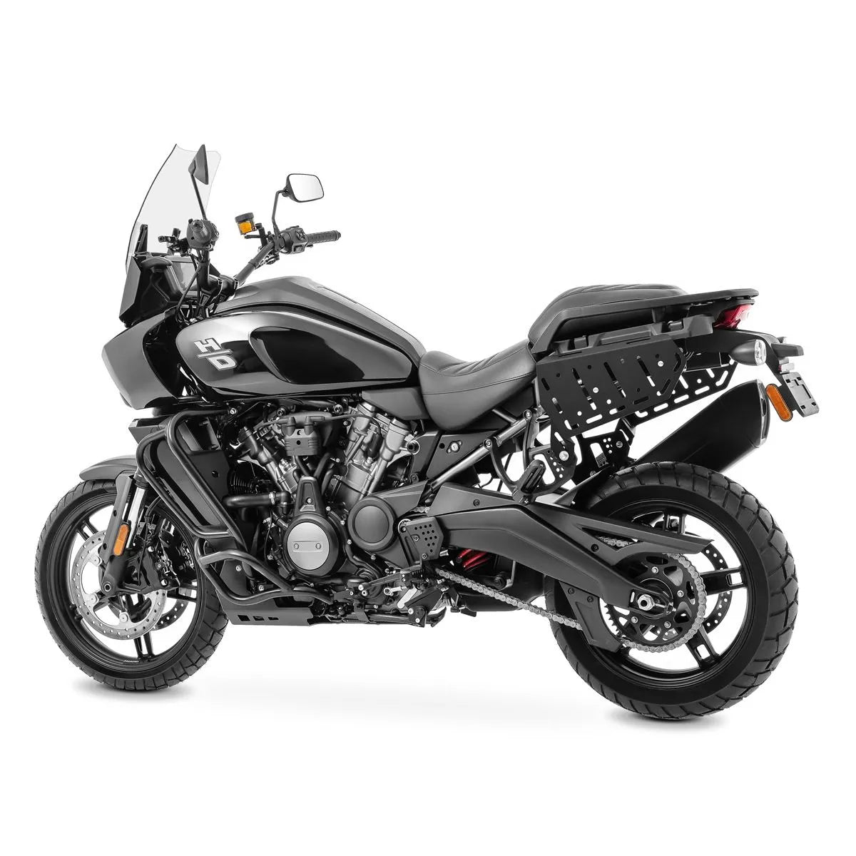 Set suport pentru genti laterale compatibil cu  Harley Davidson Pan America 1250 / Special 21-25 , suport sacoșe Bagtecs SC55, Negru