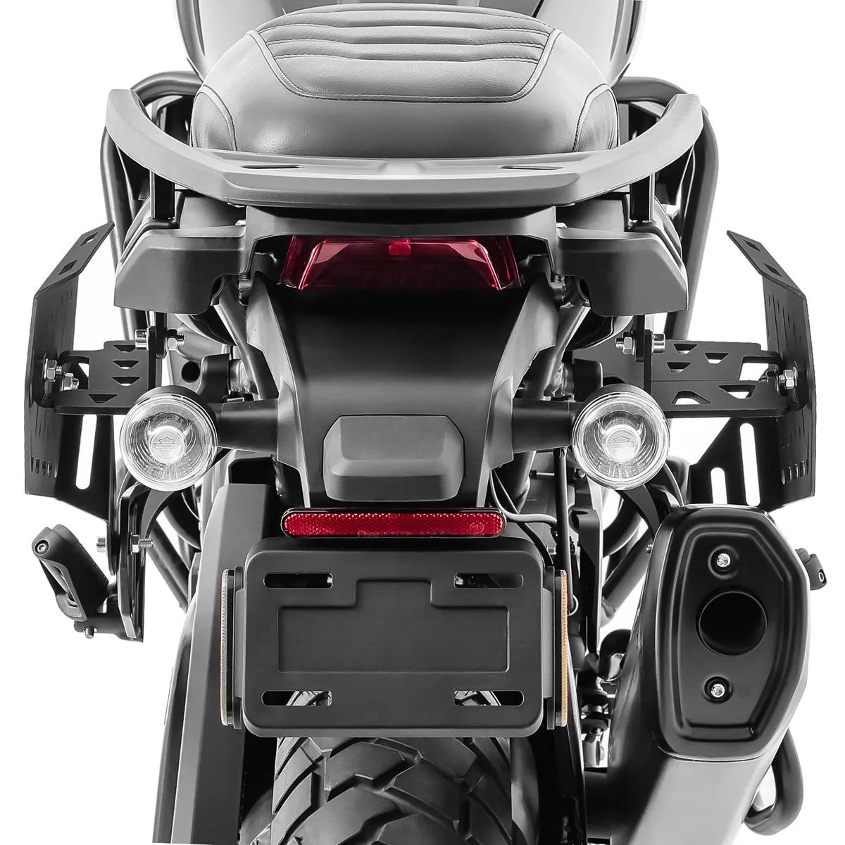 Set suport pentru genti laterale compatibil cu  Harley Davidson Pan America 1250 / Special 21-25 , suport sacoșe Bagtecs SC55, Negru