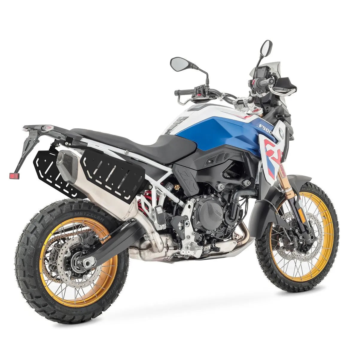 Set suport pentru genti laterale compatibil cu BMW F 900 GS 24-25 , suport sacoșe Bagtecs SC57, Negru