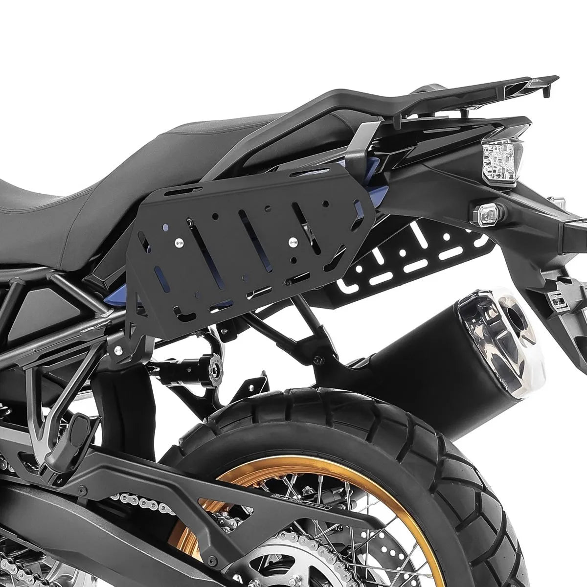 Set suport pentru genti laterale compatibil cu Suzuki V-Strom 800 / DE 23-25, suport sacoșe Bagtecs SC58, Negru