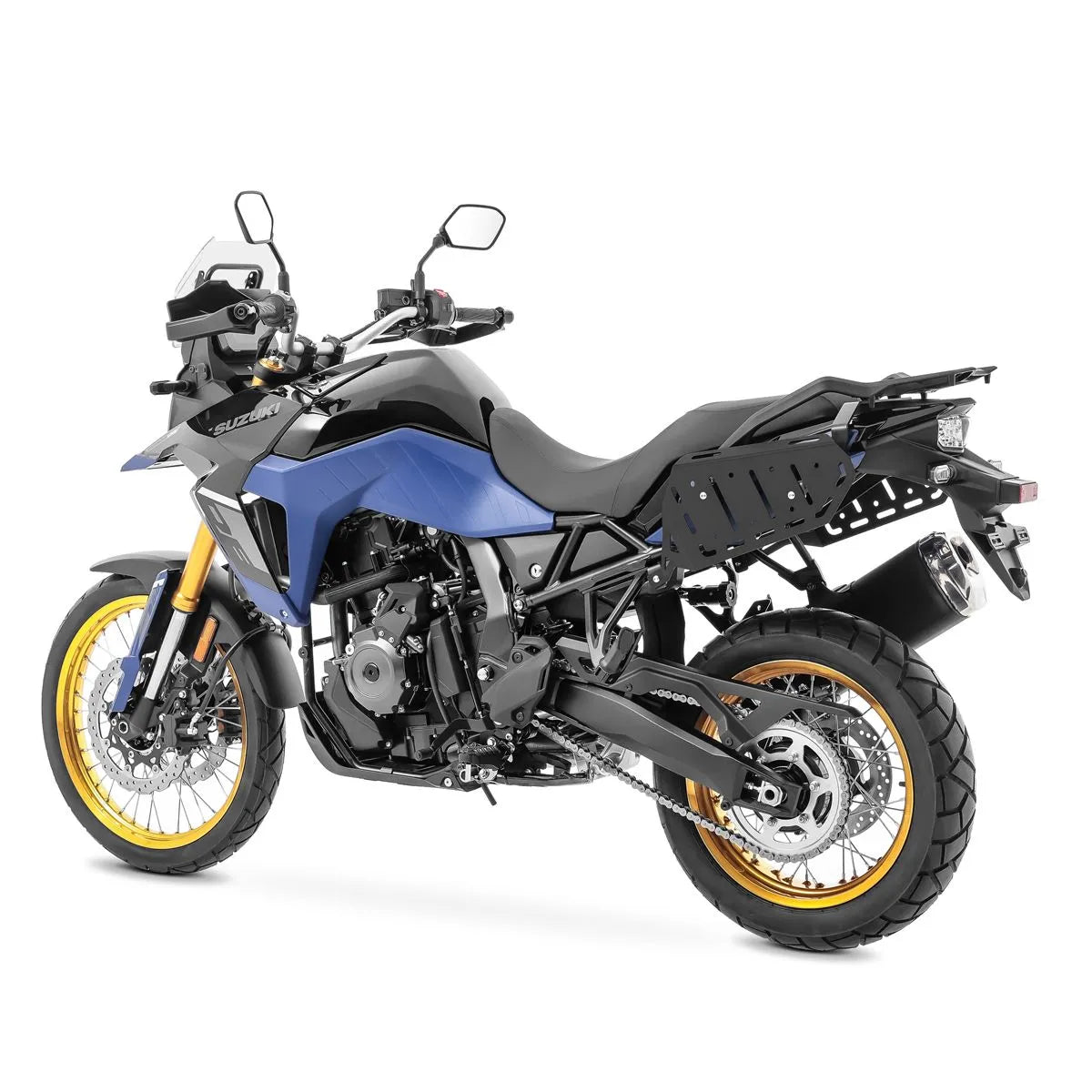 Set suport pentru genti laterale compatibil cu Suzuki V-Strom 800 / DE 23-25, suport sacoșe Bagtecs SC58, Negru