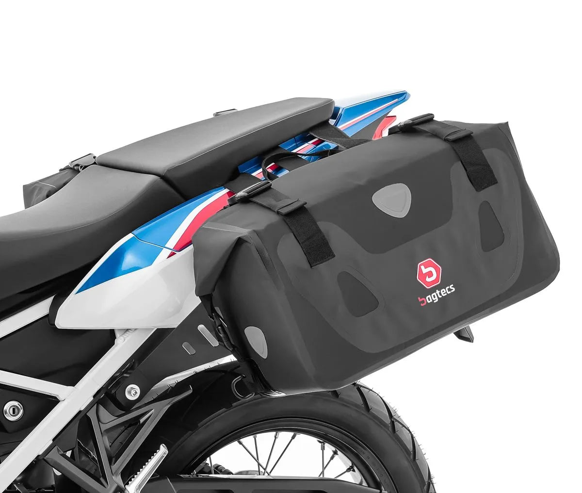 Set suport metalic pentru genti laterale montat pe Honda Africa Twin CRF 1100L