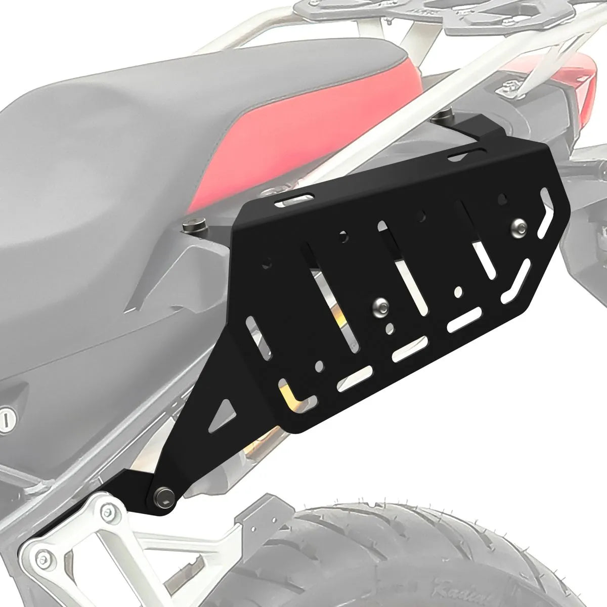 Set suport pentru genti laterale compatibil cu BMW F 750 / 850 GS 18-23, suport sacoșe Bagtecs SC59, Negru