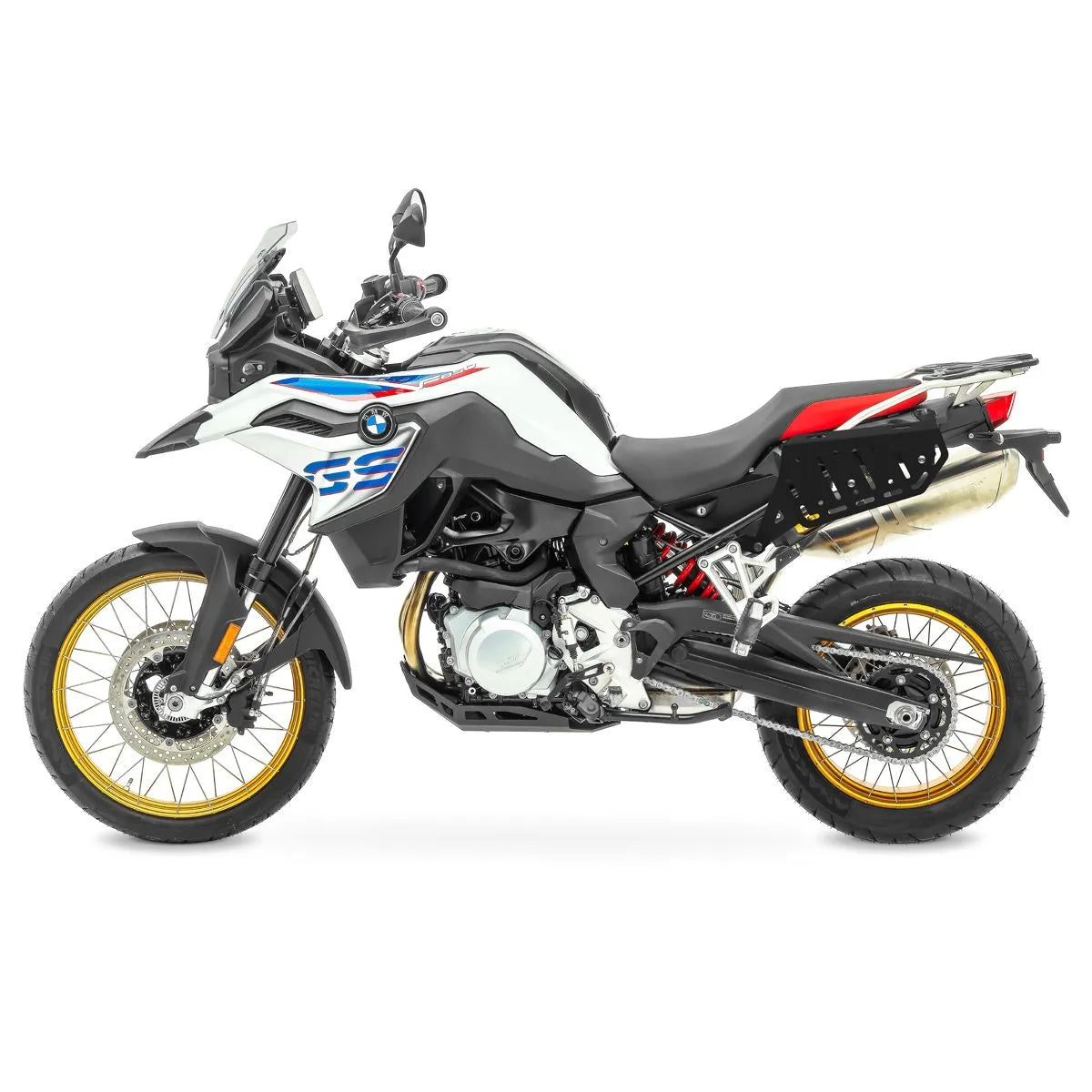 Set suport pentru genti laterale compatibil cu BMW F 750 / 850 GS 18-23, suport sacoșe Bagtecs SC59, Negru