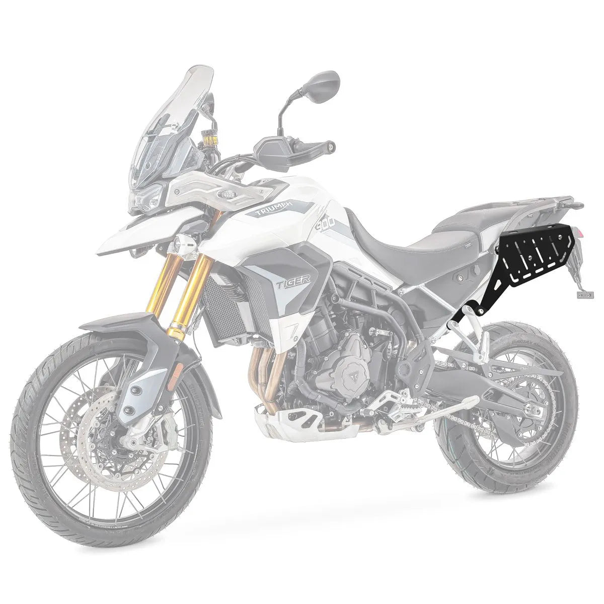 Set suport pentru genti laterale compatibil cu Triumph Tiger 900 GT - Rally / Pro 20-25, suport sacoșe Bagtecs SC63, Negru