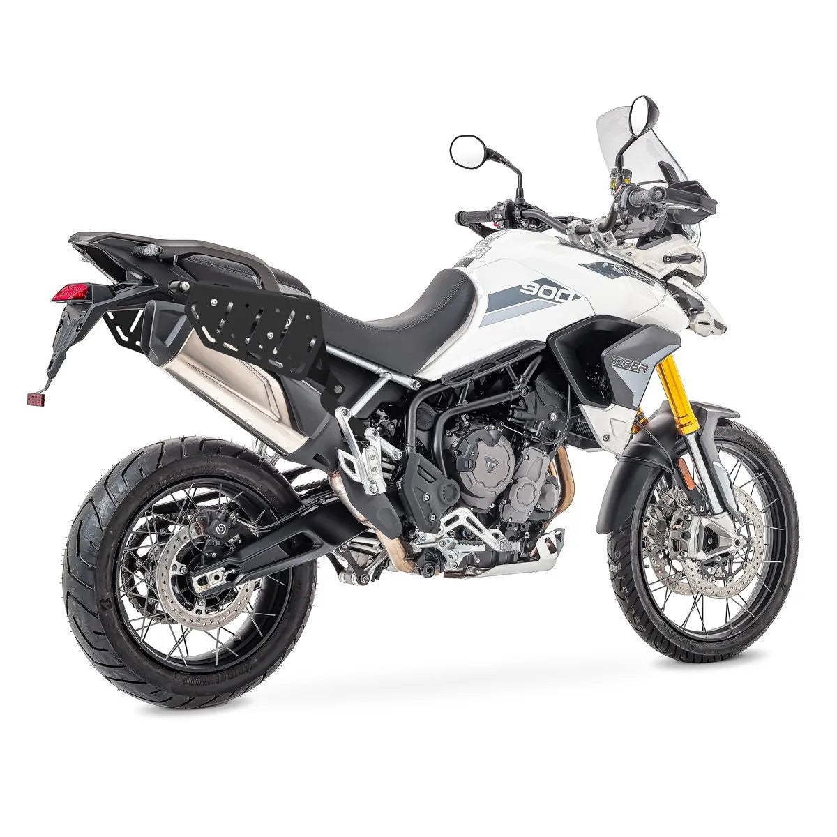 Set suport pentru genti laterale compatibil cu Triumph Tiger 900 GT - Rally / Pro 20-25, suport sacoșe Bagtecs SC63, Negru