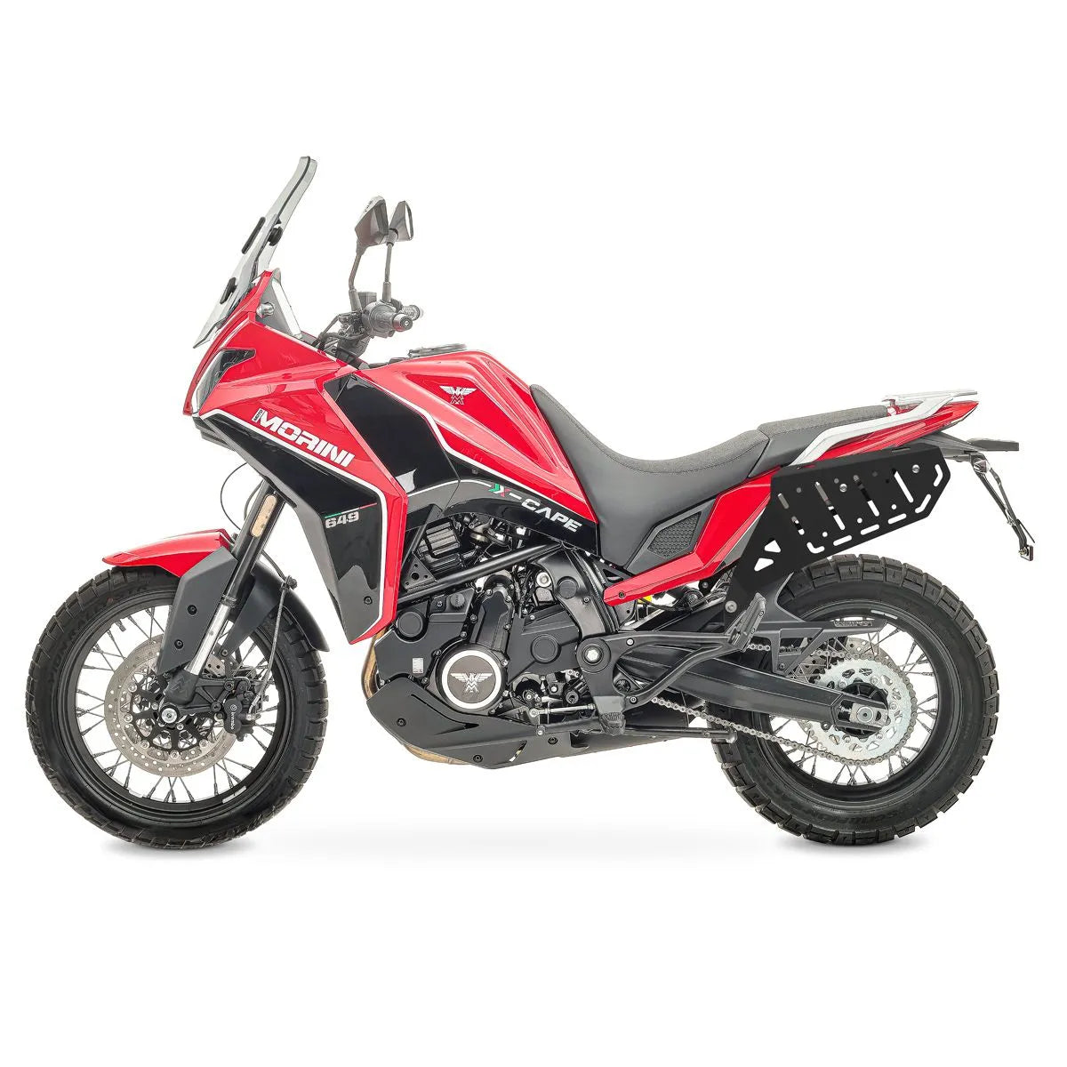 Set suport pentru genti laterale compatibil cu Morini X-Cape 650 21-24, suport sacoșe Bagtecs SC65, Negru