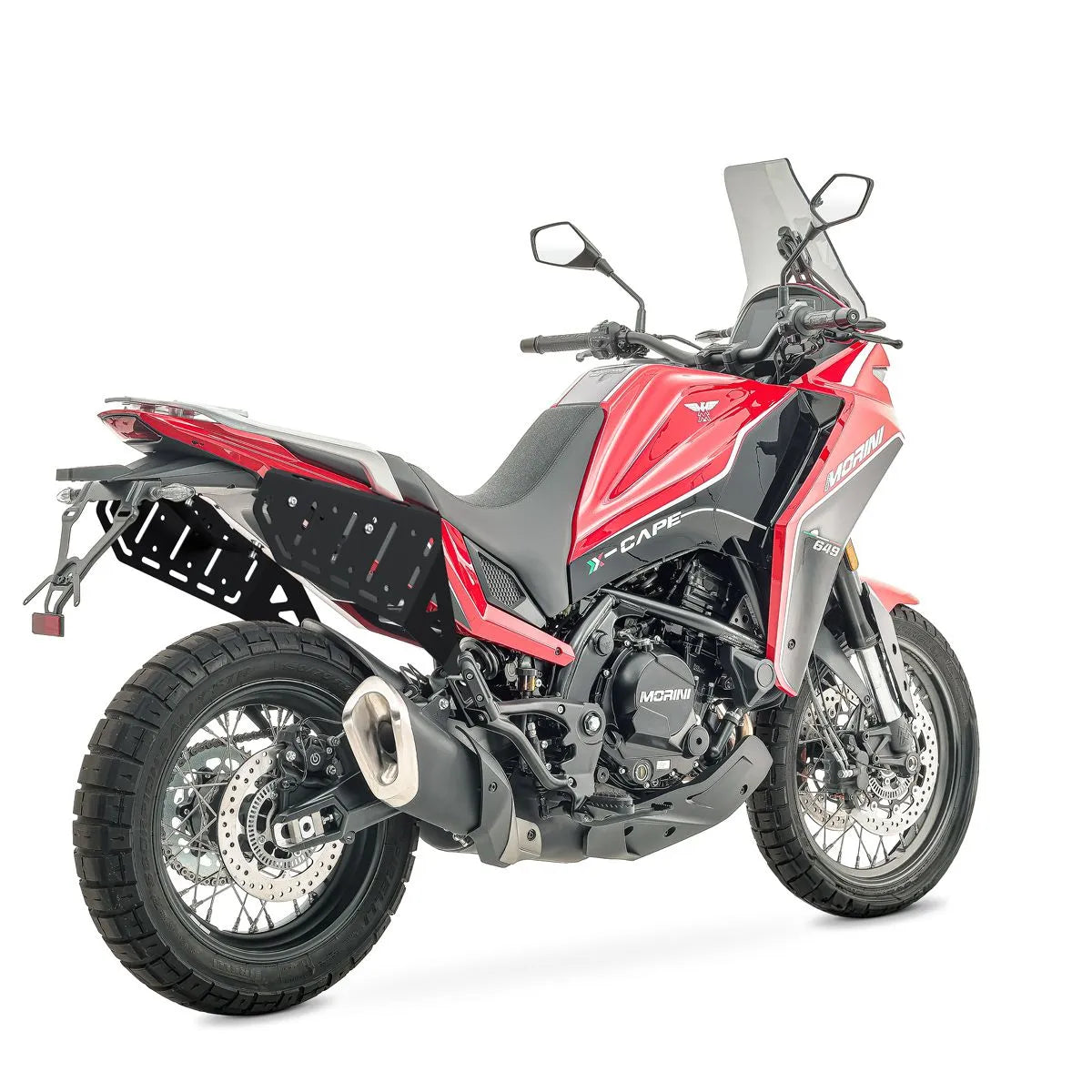 Set suport pentru genti laterale compatibil cu Morini X-Cape 650 21-24, suport sacoșe Bagtecs SC65, Negru