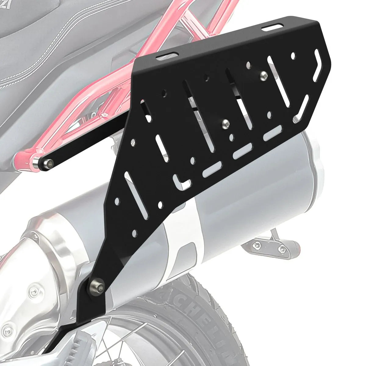 Set suport pentru genti laterale compatibil cu Moto Guzzi V85 TT 19-23, suport sacoșe Bagtecs SC66, Negru