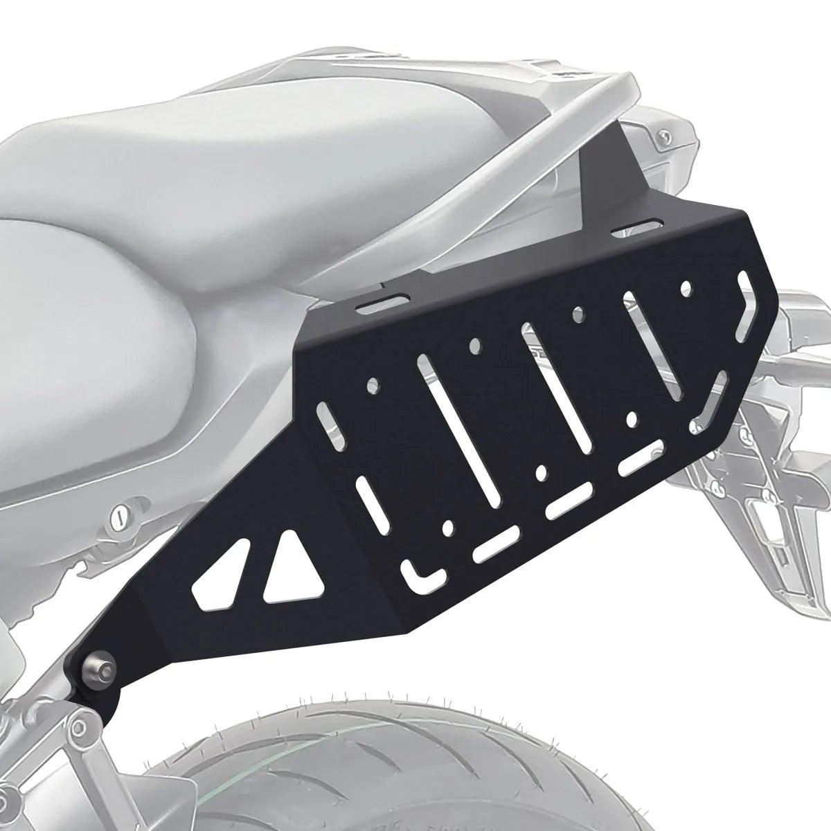 Set suport pentru genti laterale compatibil cu Yamaha Tracer 9 / GT 21-24, suport sacoșe Bagtecs SC68, Negru