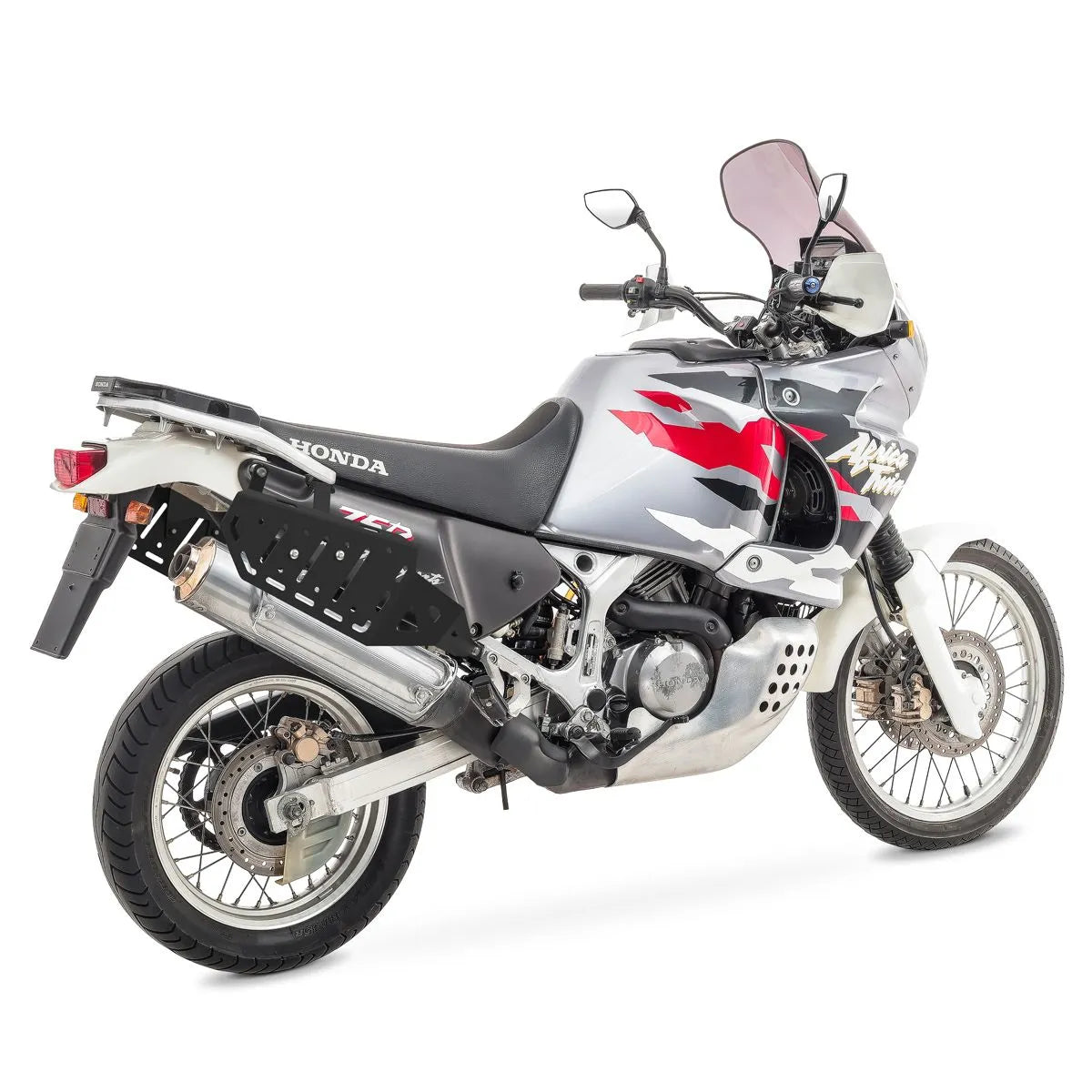 Set suport pentru genti laterale compatibil cu  Honda Africa Twin XRV 750 93-03, suport sacoșe Bagtecs SC69, Negru
