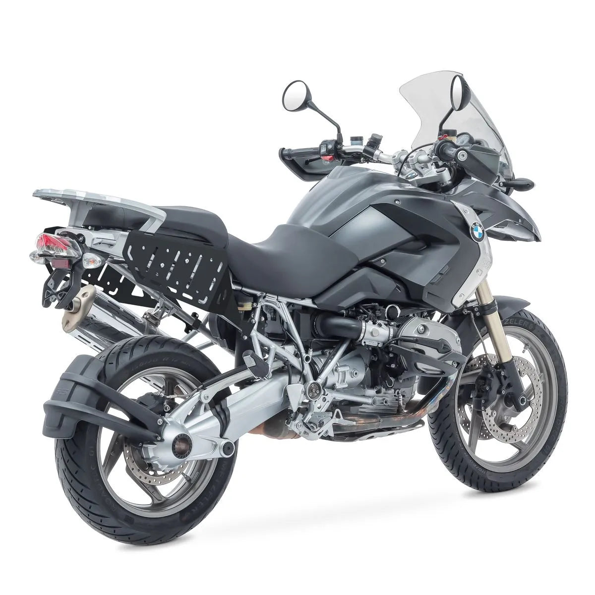 Set suport pentru genti laterale compatibil cu BMW R 1200 GS 04-12 / Adventure 06-13 suport sacoșe Bagtecs SC70, Negru