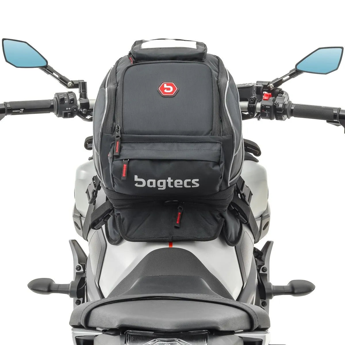 Geantă de rezervor magnetică extensibilă Bagtecs TR8 cu buzunar pentru smartphone 16-24 litri