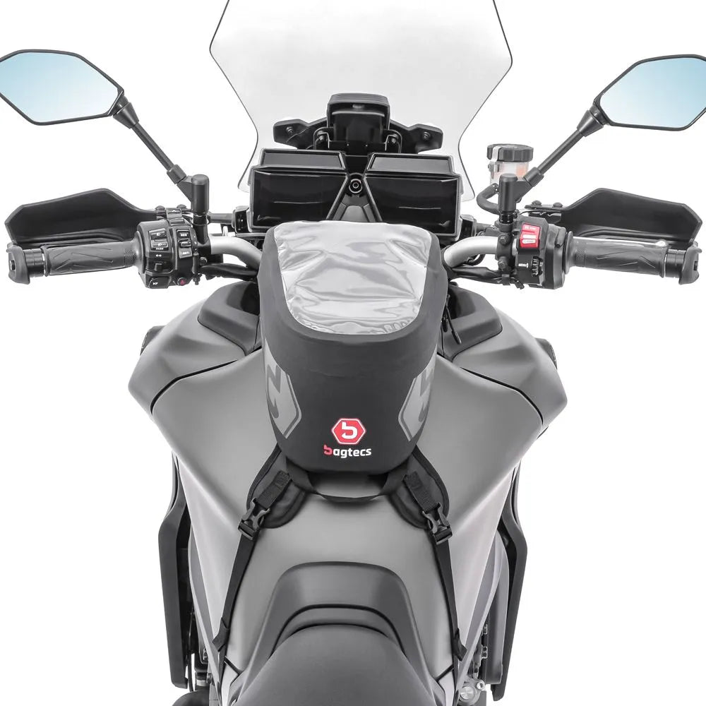 Geantă de rezervor magnetica moto WPX8 impermeabila cu sistem de prindere Bagtecs rezervor 8 litri