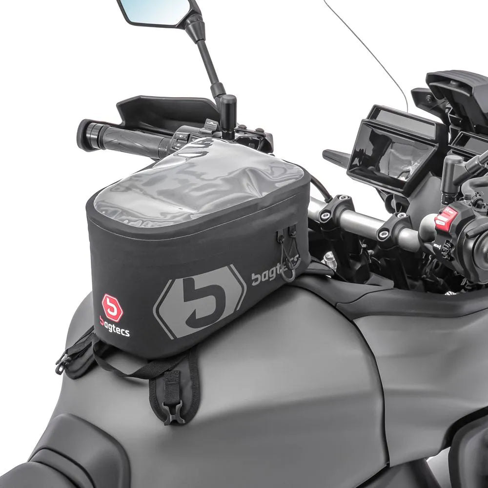 Geantă de rezervor magnetica moto WPX8 impermeabila cu sistem de prindere Bagtecs rezervor 8 litri