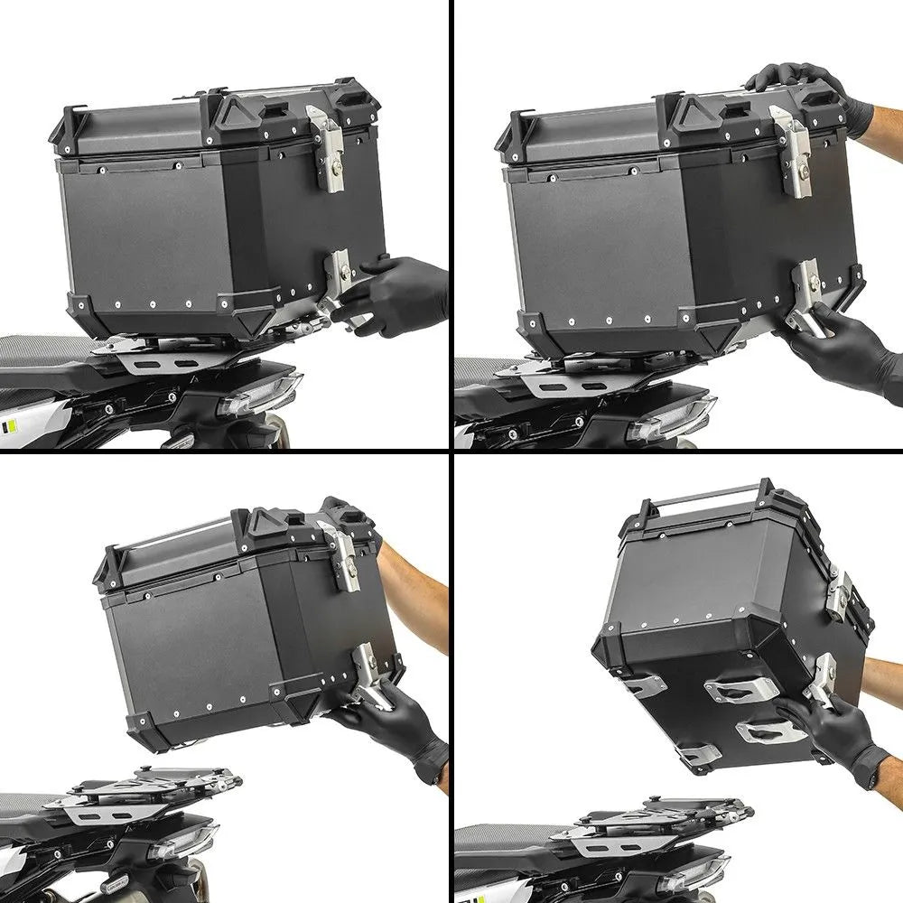 Moto Cutie, Top Case Bagtecs XB65, 65 litri, negru