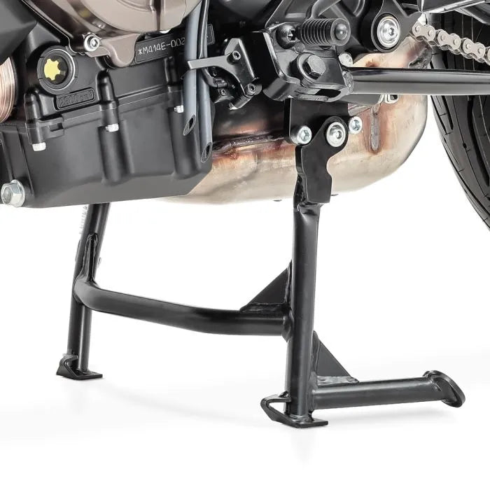 Cric central negru montat pe Yamaha MT-07 2013-2023