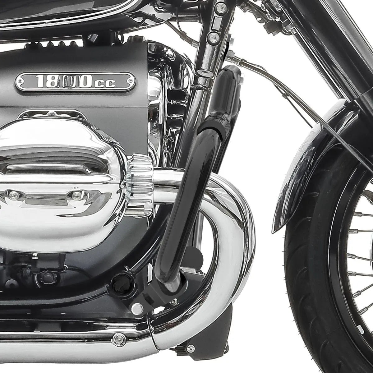 Crash bar pentru BMW R 18 / Classic 20-24, Negru Protectie motor 38mm Craftride MV5