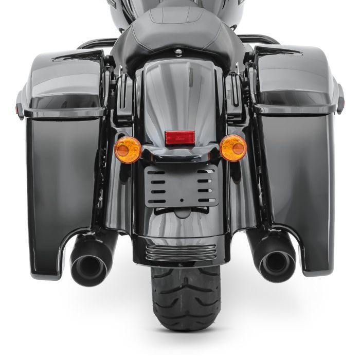 Design bagger modern cu extensie de 13 cm.
